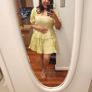 Beautiful cotton whimsical A line cotton dress NWT